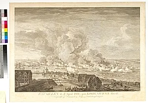 Slaget på Reden d. 2. april 1801 by J.F. Clemens