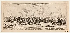 Slaget by Jacques Callot