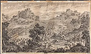 Slaget ved Qurman (eller Den Store Sejr ved Qurman) by Augustin de Saint-Aubin