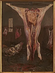 Slagtet okse. Rom by Theodor Philipsen