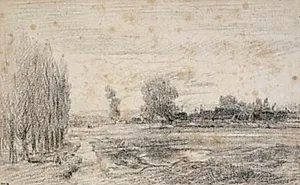 Sletten ved Selon i Berri? by Théodore Rousseau