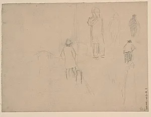 Små figurskitser by Niels Larsen Stevns