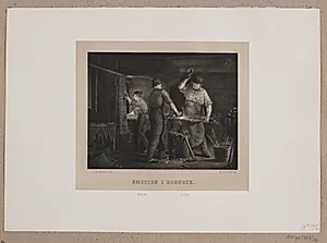 Smedien i Hornbæk by Adolph Kittendorff
