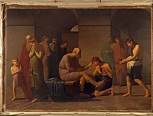Sokrates' død by C.F. Høyer