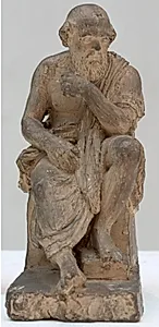 Sokrates, siddende by H.W. Bissen