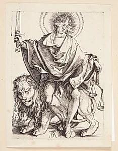 Sol Justitae (Christus som retfærdighedens sol) by Albrecht Dürer