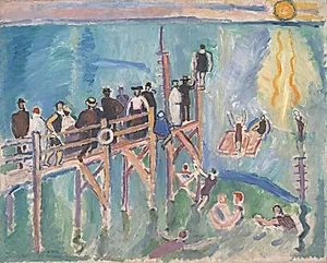 Solglimt på havet ved Sainte-Adresse