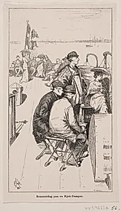 Sommerdag på en kystdamper by Ubekendt