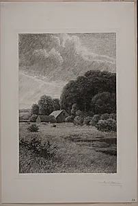 Sommereftermiddag udenfor Dyrehaven by Axel Holm
