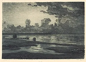 Sommernat ved Hornbæk strand