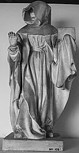 Sørgende med bønnebog. Johan den Uforfærdede og Margrete af Bayerns sarkofag, figur nr. 78 by Ubekendt