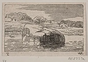 Sortesteen by W Biegant
