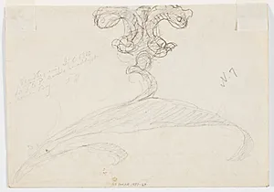 Sortkridtskitse by Theodor Philipsen