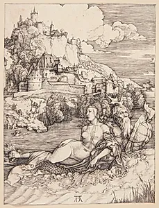 Søuhyret by Albrecht Dürer
