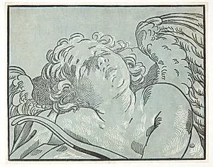 Sovende amorin by Bartolommeo Coriolano