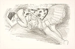 Sovende danserinde by Henri Matisse