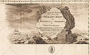"Speciel Kaart over en Deel af den Norske Kÿst fra Egefield paa Jedderen til Christiansand" by J.F. Clemens