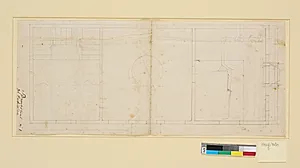 Spurveskjul, førstesals plan by Nicolai Abildgaard