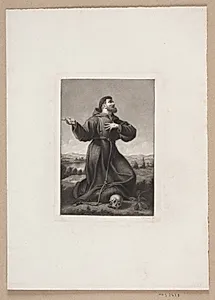 St. Franciscus knælende