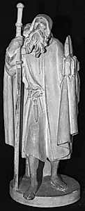 St. Sebaldus. 14 statuetter fra St. Sebaldus kirken, Nürnberg, helgenskrin: de 12 apostle, samt portræt af Peter Vischer og St. Sebaldus by Ubekendt
