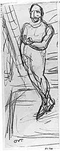 Stående akrobat by Emile Othon Friesz
