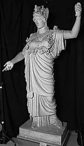 Stående Athena Hope, Farnese typen by Ubekendt