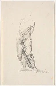 Stående figur i klassisk dragt by C.A. Lorentzen