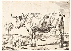 Stående ko by Marcus de Bye
