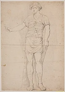 Stående kriger by Jacques François Joseph Saly