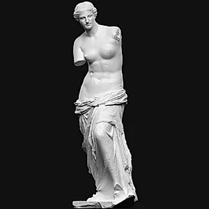 Stående kvinde, Afrodite fra Melos. Venus fra Milo by Ubekendt