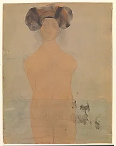 Stående kvinde i vand by Auguste Rodin