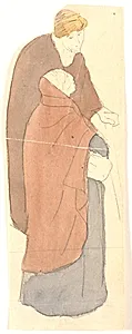 Stående kvinde og mand by Joakim Skovgaard