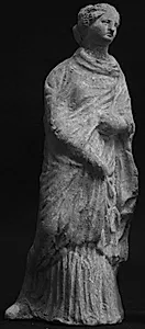 Stående kvinde by Ubekendt