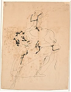 Stående kvindefigur. by Christian Kongstad Petersen