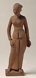 Stående malajkvinde by Svend Rathsack