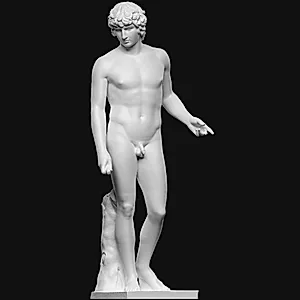 Stående mand, Antinoos Farnese by Ubekendt