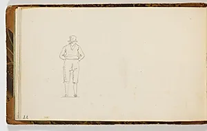 Stående mand by Martinus Rørbye