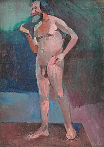 Stående mandlig model by Henri Matisse