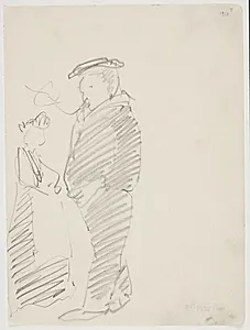 Stående mandsfigur by J.A. Jerichau (II)