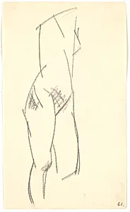 Stående model by Isakson, Karl