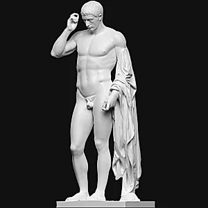 Stående nøgen mand, Germanicus, Octavian? by Ubekendt