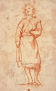 Stående pige