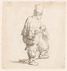 Stående polak by Rembrandt van Rijn