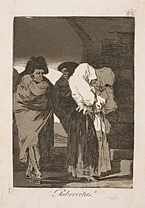 Stakkels piger by Francisco de Goya