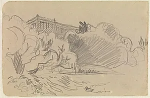 Statens Museum for Kunst set fra Østre Anlæg by Axel Nygaard