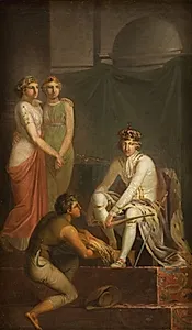 Stavnsbåndets løsning 1788. Allegori by Nicolai Abildgaard