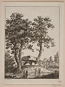 Steensætningen i Frederiksberg Have by Elias Meyer