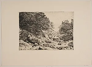 Stenet kløft by Niels Skovgaard