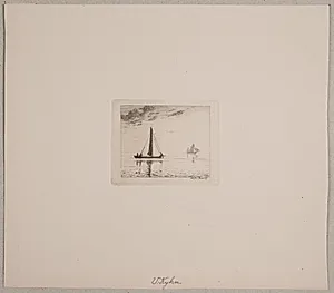 Stille vejr på havet by Vilhelm Kyhn