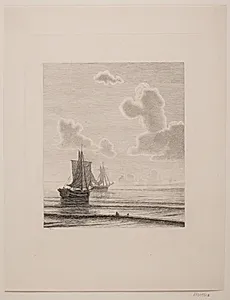 Stille vejr by Vilhelm Kyhn
